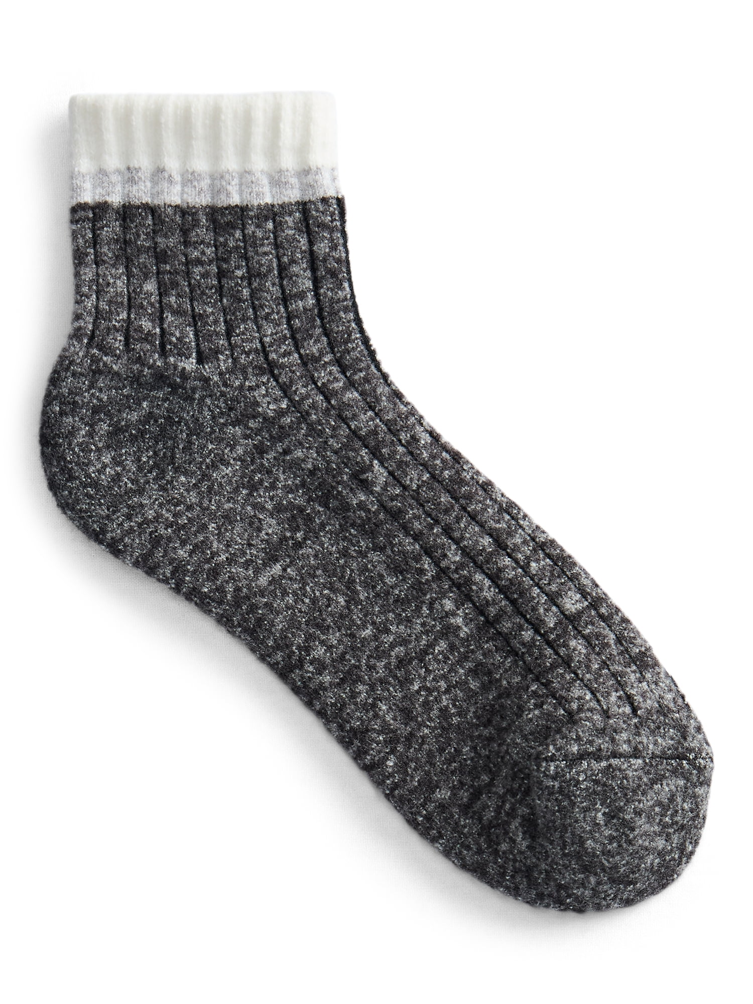 Joyspun Women’s Comfort Cozy Ankle Socks, 3-Pack, Size 4-10