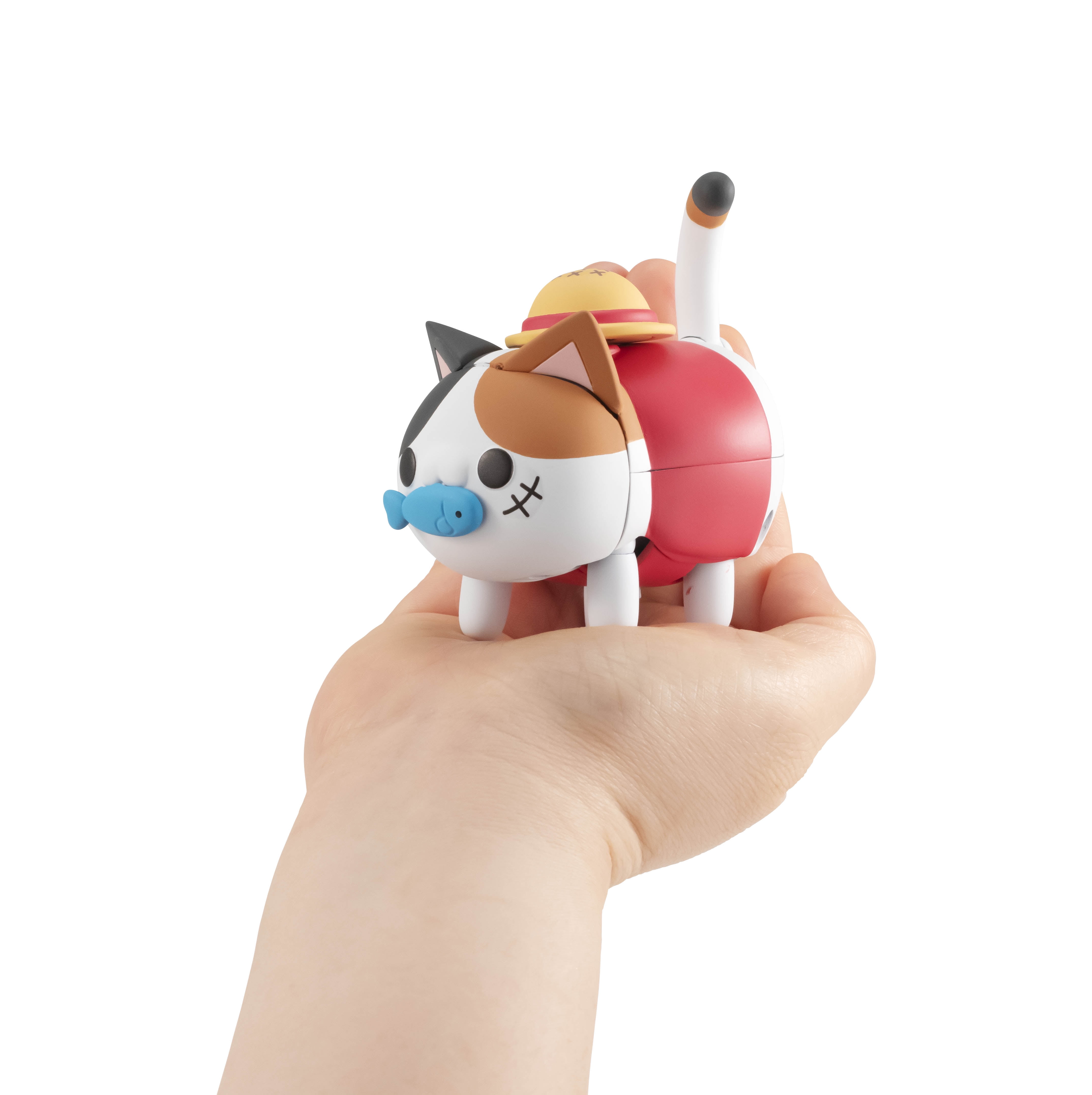 MegaHouse - One Piece - Tokotoko Nyan Piece Nyan! Monkey D. Luffy, Mega Cat Project Collectible Figure