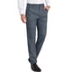 thumbnail image 5 of Pantalones de negocios de cuadros ligeros para hombres Inspire Chic, corte regular, frente plano, talla 30, gris oscuro, 5 of 7