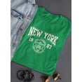thumbnail image 3 of New York Retro College T-Shirt Women -Image by Shutterstock, Female x-Large, 3 of 4