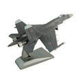 thumbnail image 4 of HILABEE 1/100 SU 35 Fighter Jet Diecast Aircraft Gift 1 100 Scale with Display Stand, 4 of 9