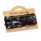 thumbnail image 2 of Rollo de lentejuelas planas de 5 yardas, cinta de hilo con ribete de lentejuelas, costura artesanal Negro, 2 of 9