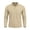 Beige, variant on Mens Golf Long Sleeve Shirt Classic Button Basic Solid Color Designed Collared Golf Shirt Fashion Casual Shirts Black,2XL