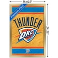 thumbnail image 3 of NBA Oklahoma City Thunder - Logo 14 Wall Poster, 14.725" x 22.375", Framed, 3 of 3