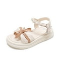 thumbnail image 3 of TAIAOJING Toddler Fashionable Sandals Butterfly Flowers Stylish Soft Soled Children's Beach Princess Shoes Open Toed Princess Shoes For Children Soft Soled Beach Shoes For Kids Comfort 30, 3 of 7