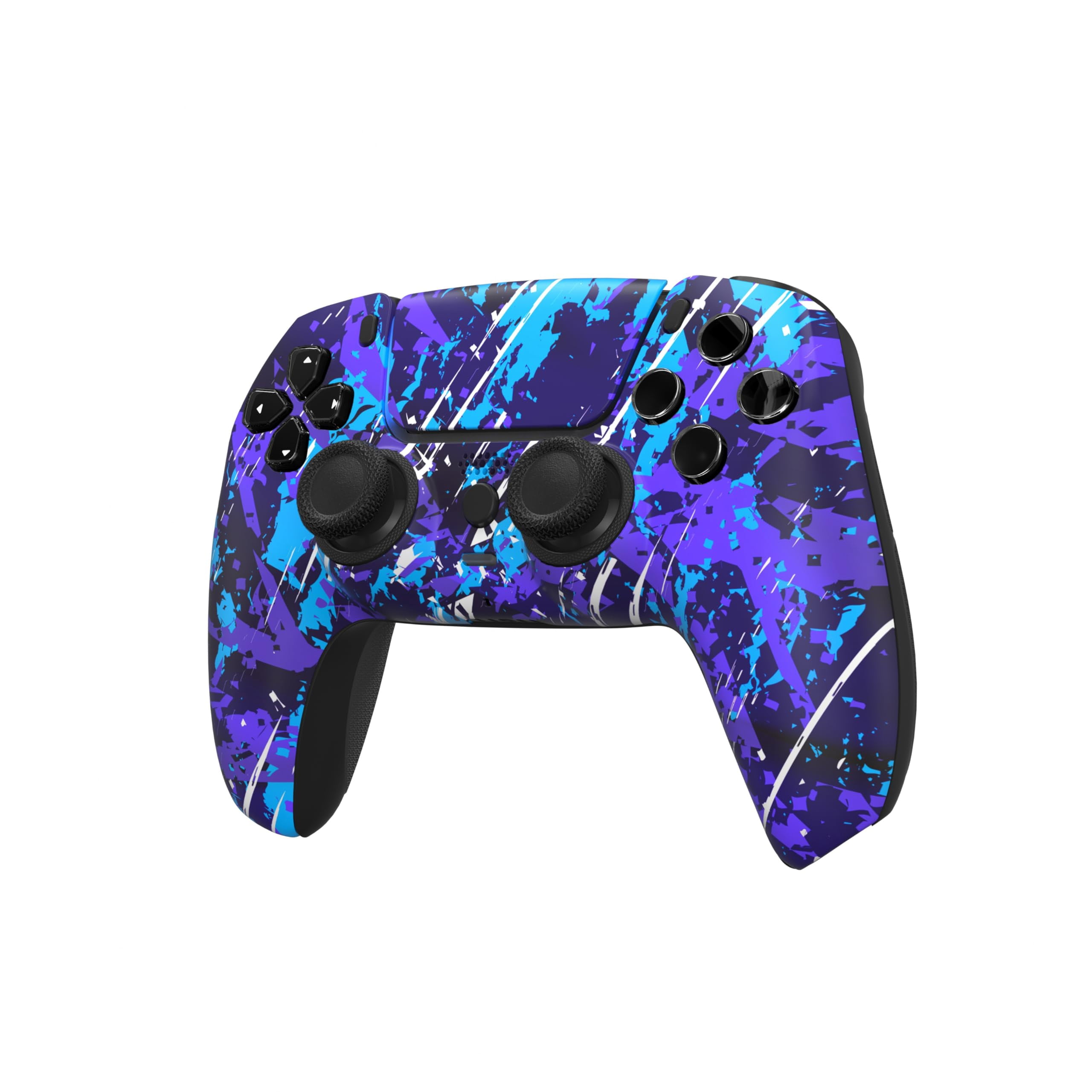 Custom Controllerzz Custom Wireless Controller Compatible with PS5 - Multiple Designs Available (Midnight Surge)