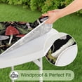 thumbnail image 5 of Red Mushroom Fern Black Pattern Round Fitted Tablecloth with Elastic Edge,Dining Table Cover Waterproof,Outdoor Round Tablecloth for Camping,Dining,Indoor and Outdoor, 5 of 7