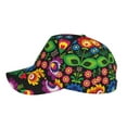 thumbnail image 5 of Fotbe Traditional Floral Polish Baseball Cap, Traditional Floral Polish Print Dad Hat,Outdoor Hat,Adjustable Sports Cap, Perfect For Activities, 5 of 9