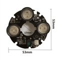 thumbnail image 5 of 4X 3 Array IR Led Spot Light Infrared 3X IR LED Board for CCTV Cameras Night Vision (53mm Diameter), 5 of 5