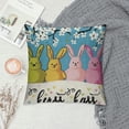thumbnail image 2 of PHYHOO Easter Pillow CoversHappy Easter Decor Hello My Peeps Pillow Covers Easter Decorative Outdoor Throw Pillow Covers Cushion Case, 2 of 5
