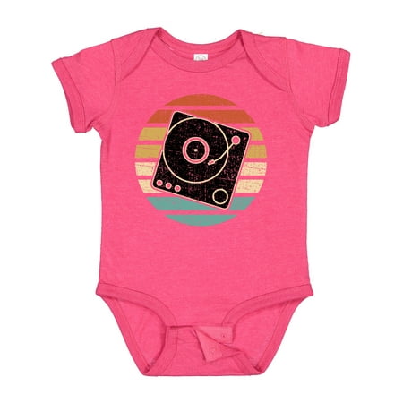 

Inktastic Turn Table Record Player Retro Gift Baby Boy or Baby Girl Bodysuit