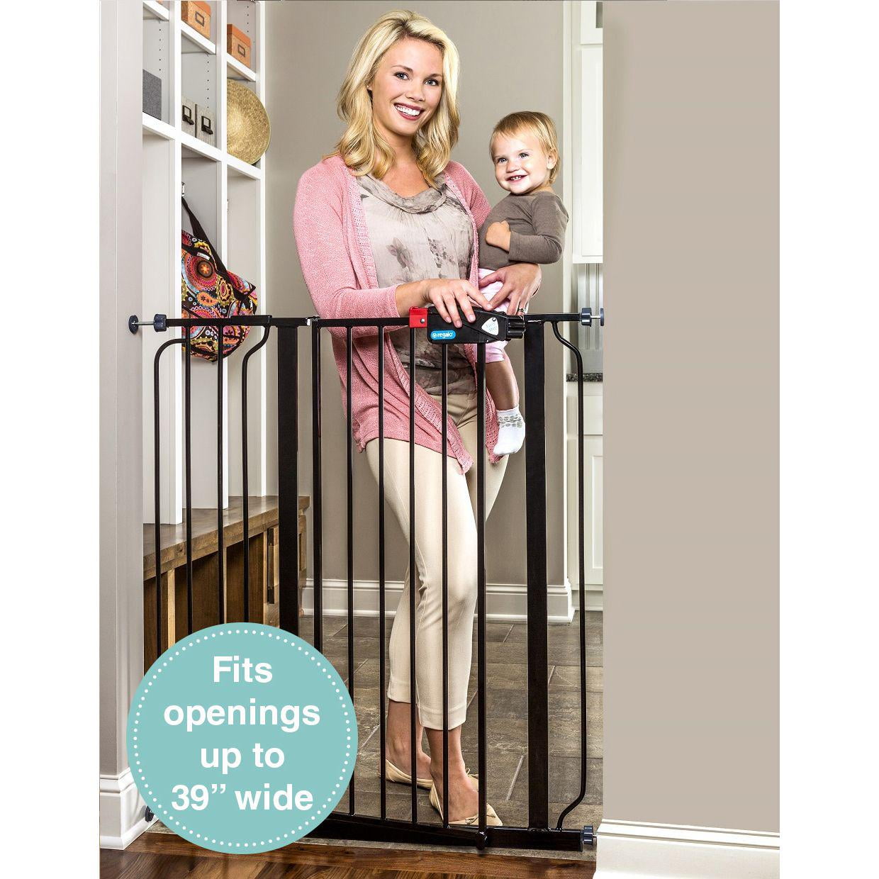 Regalo Easy Open 50 Inch Wide Baby Gate Pressure Mount Extension Kits 3DAYSHIP 