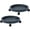 Dark Gray, variant on Gamexcel 2 Pack 13 Inch Heavy-duty Plant Caddy with Casters, Plastic Rolling Plant Stand Saucer Tray Coaster for Plant Pots, Gray