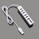 thumbnail image 4 of Matsuzay USB Hub 2,0 Multi USB 2,0 Hub USB Splitter alta velocidad 6 puertos Hub TF lector de tarjetas todo en extensión de computadora Hub Type7 NO7, 4 of 6