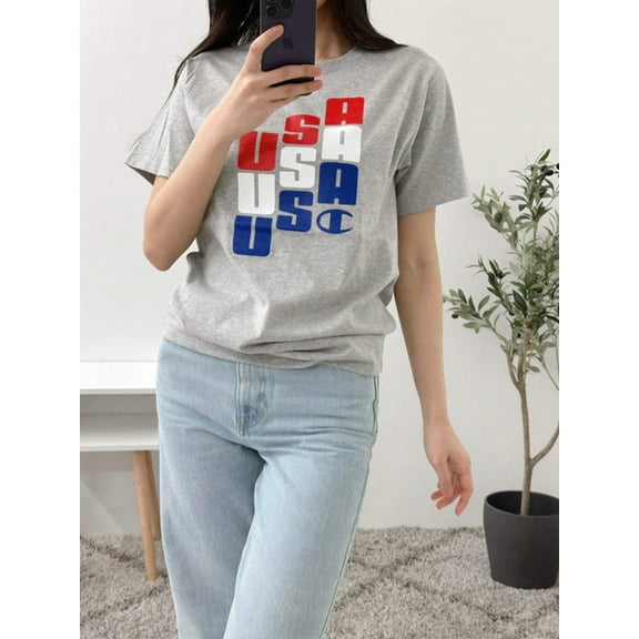 Champion Men's Classic Graphic T-shirt Oxford Gray GT23H 5864KA 806