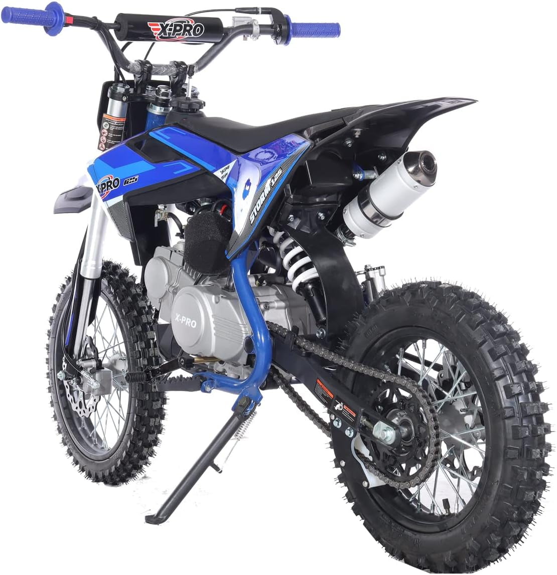 X-pro Storm Semi S3 Gasoline 125cc Dirt Bike - Blue
