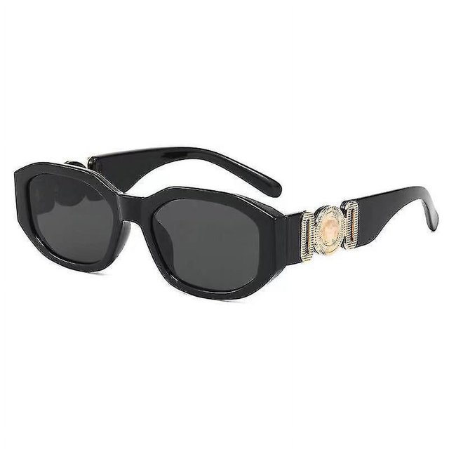 15cm Gafas pequeñas únicas para mujer, anteojos cuadrados Retro con personalidad a la moda, color negro, 2023