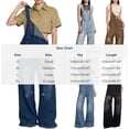 thumbnail image 2 of Hvyesh Women's Ripped Denim Bib Overalls Adjustable Straps Pockets Jean Rompers Casual Distressed Jeans Fit Jumpsuits, 2 of 7