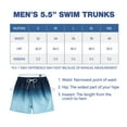 thumbnail image 5 of MYJAJAYI Men's Quick Dry Swim Trunks Swimming Shorts for Men with Mesh Lining Dark Sky Blue XXL, 5 of 5