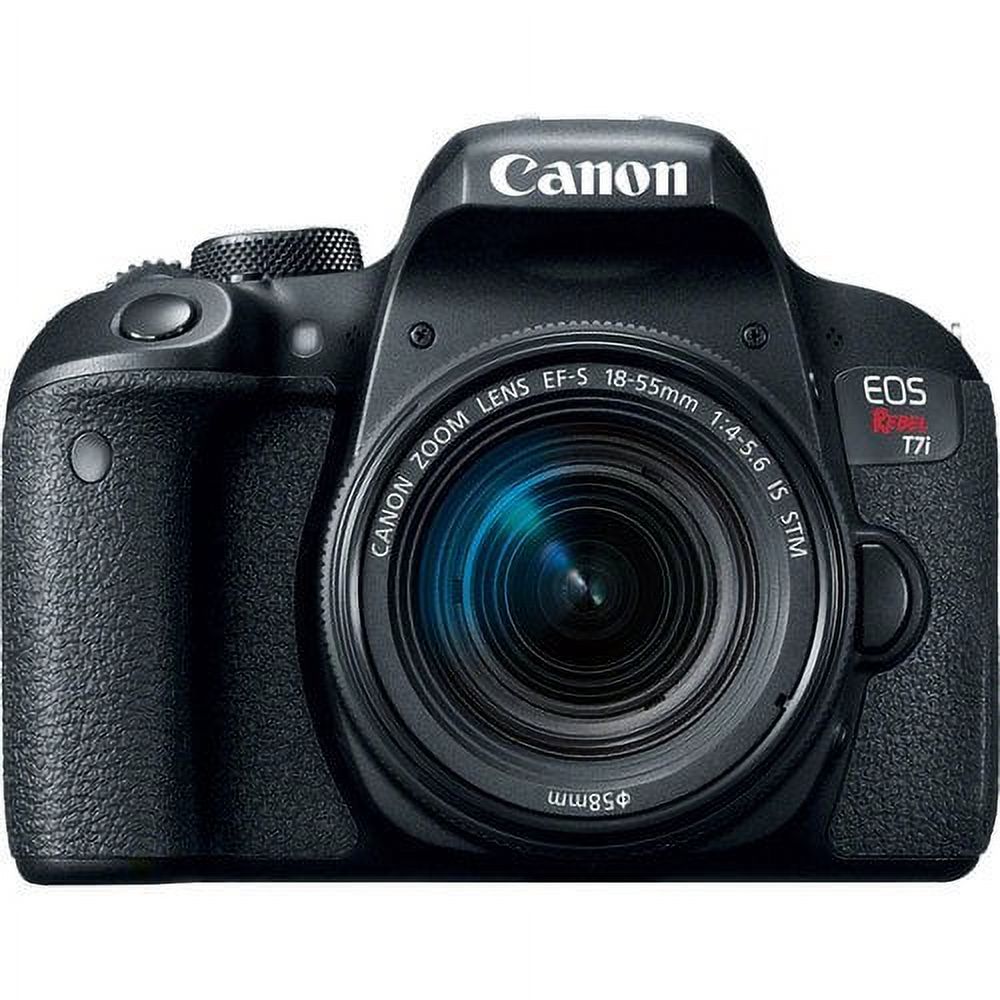 Deal-Expo Canon EOS Rebel T7i DSLR Camera with 18-55mm Lens Basic Accessories Bundle - image 3 of 7