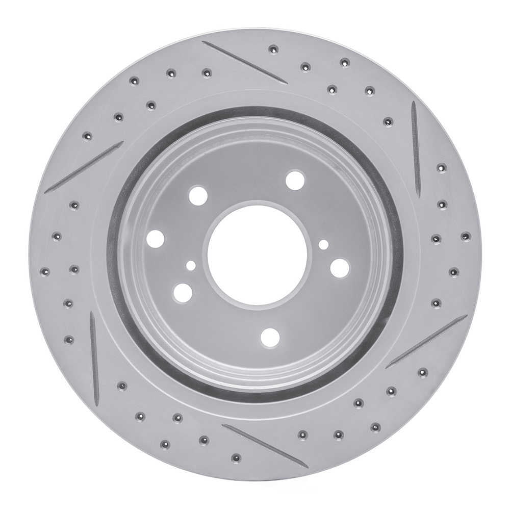 Dynamic Friction Company 830-67034L DFC Geoperformance Rotor - Drilled and Slotted