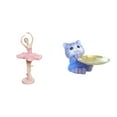 thumbnail image 1 of Estatua de la bailarina,Estatua de niña de ballet Escultura de niña de resina Artesanía,Figura de oso,Bandeja para gatos Bandeja para dulces para gatos Bandeja para estatuas de resina,Cuenco, 1 of 8