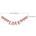 thumbnail image 3 of 1Pc Creative Wedding Party Decorative Felt Banner Valentine's Day Bunting, 3 of 6