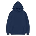 thumbnail image 4 of Rggeeun Baby Girl'S Pullover Hoodie Cute Sequins Wing Graphic Print Thermal Long Sleeve Hooded wth Large Pocket & Drawstring Soft for Autumn Winter Outdoor Elegant Tops,Blue,15-16 Years, 4 of 9