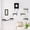 Black, variant on LHBCraft 5Pc Cat Wall Shelves Set, Black Wall-Mounted Cat Climber with Bridge & Perch