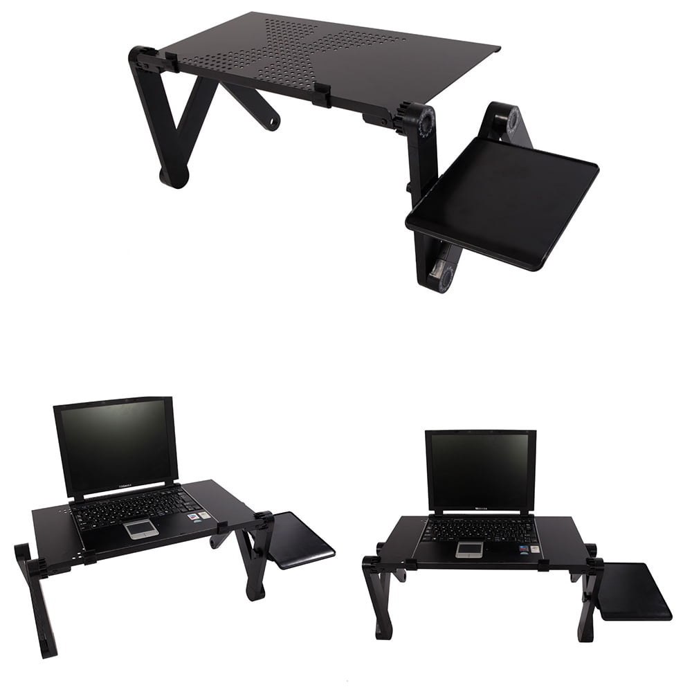 Peroptimist Laptop Stand Folded 48 x 26cm Portable Home Use Assembled Folding Table Notebook