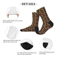 thumbnail image 4 of Xecao Fox In Forest Print Crew Socks for Men and Women, Men's Soft Moisture-wicking Sock, 4 of 7