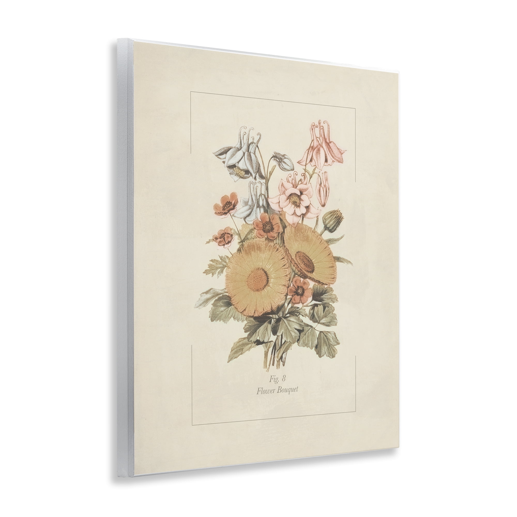 Stupell Industries Flower Bouquet Vintage Garden Wall Plaque Art, design by Dan Meneely