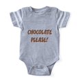 thumbnail image 1 of CafePress - FIN Chocolate Please - Cute Infant Baby Football Bodysuit, 1 of 1