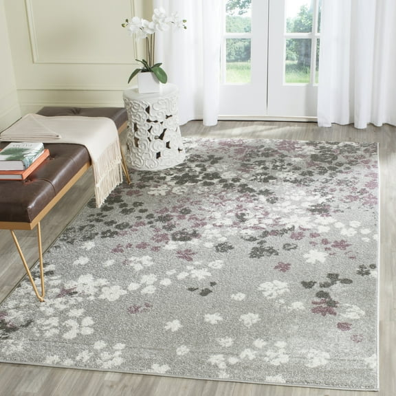 Safavieh Adirondack, LIGHT GREY / PURPLE, 6' X 9', Area Rug, ADR115M-6