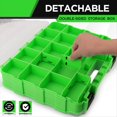 thumbnail image 4 of Organizador de Piezas Pequeñas, 34 Compartimentos, Caja de Herramientas de Doble Cara, Organizador de Tornillos para Tuercas y Pernos., 4 of 8