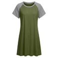 thumbnail image 6 of Bovxnpu Maternity Summer Clothes,Maternity Dress for Baby Shower,Crew Neck Short Sleeve Loose Comfortable and Casual Maternity Dress, 6 of 6