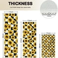 thumbnail image 4 of Black White Checker Sunflower Pattern Kitchen Rugs Sets Of 3,Kitchen Runner Rugs Non Skid Washable,Decorative Kitchen Floor Mats for Kitchen,Sink,Laundry,17"x30"+ 17"x47" + 17"x59", 4 of 6