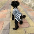 thumbnail image 3 of Pantalones fisiológicos de una pieza para perros y mascotas, pantalones sanitarios, pantalones menstruales de peluche, pantalones de algodón a rayas para mujeres, 3 of 6