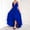 Blue, variant on Fatuov Summer Sexy Evening Cocktail Dresses for Women for Party Plus Size Dresses Solid Color V-Neck Long Dress Black