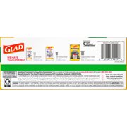 Glad ForceFlex MaxStrength 13-Gallon Drawstring Tall Trash Bags, Gain Original Scent, 20 Bags