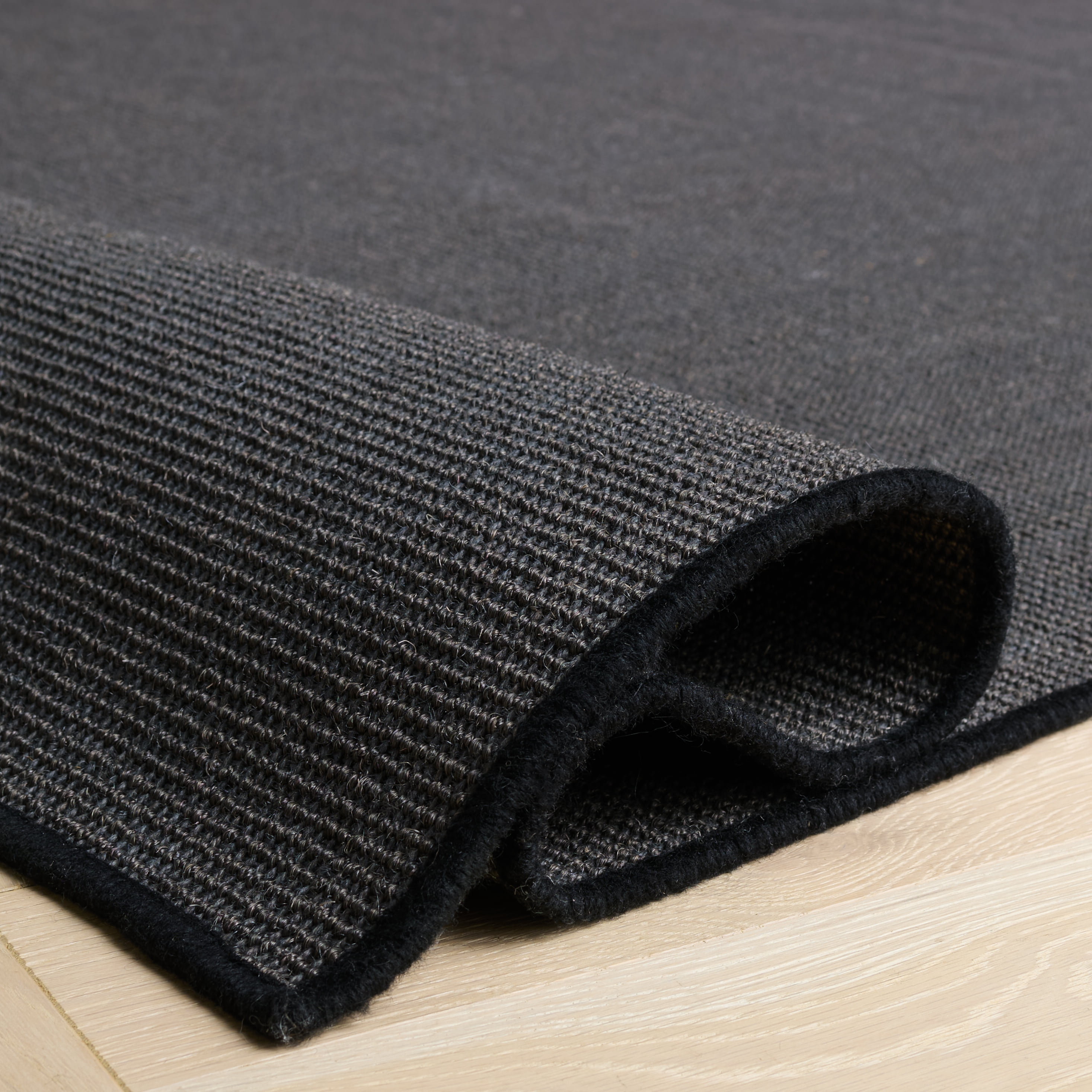 Safavieh Natural Fiber Callista Solid Area Rug, Charcoal, 9' x 12'