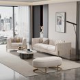thumbnail image 4 of Light luxury velvet cloth sofa small household modern simple American science and technology cloth Nordic living room sofa My Lux Decor Round, 4 of 9