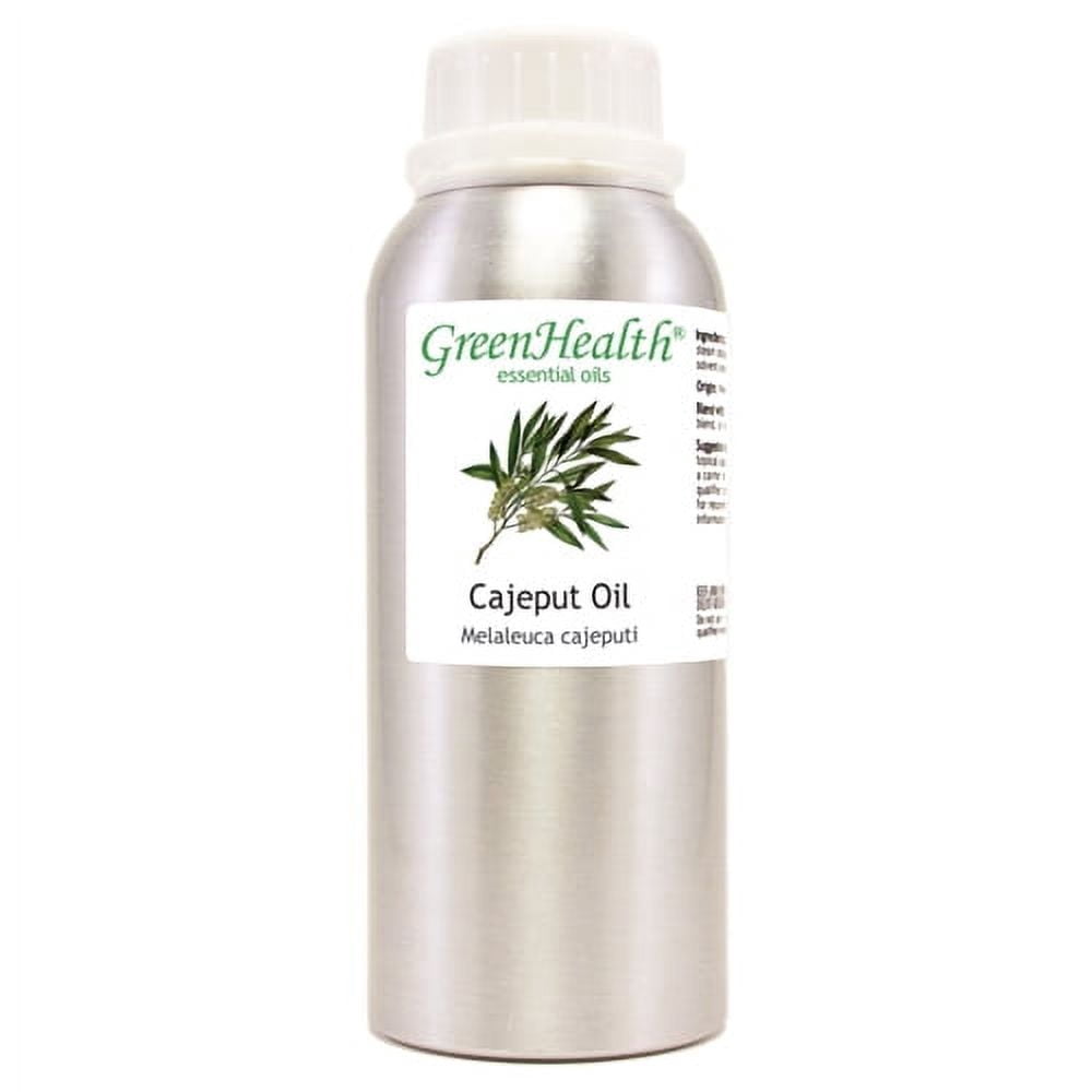 Cajeput Essential Oil 8 fl oz – 100% Pure Melaleuca Cajuputi – Aromatherapy Diffuser Oil – Aluminum Bottle w/ Locking Cap – Soap & Candle Making – GreenHealth