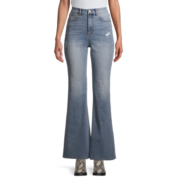 no boundaries juniors pull on flare jeans