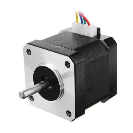 Nema 17 Stepper Motor Bipolar 2A 59Ncm(84oz.in) 48mm Body 4-lead W/ 1m Cable and Connector compatible with 3D Printer/CNC