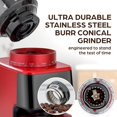 thumbnail image 6 of Zulay Kitchen Burr Coffee Grinder with 51 Grinder Settings Electric Coffee Bean Grinder, Holds 12.5oz Coffee Beans, 6 of 7