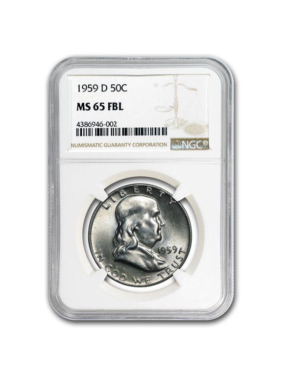1959-D Franklin Half Dollar MS-65 NGC (FBL)