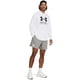thumbnail image 2 of Pantalones cortos Under Armour Rival Terry de 6 pulgadas para hombre, color blanco ónix, 2 of 5