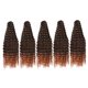 thumbnail image 4 of Mechones de cabello profundo, paquete de 5 unidades, extensión sintética para peinados bohemios Marrón, 4 of 9