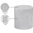 thumbnail image 2 of Meridian Furniture Terrazzo White End Table, 2 of 7